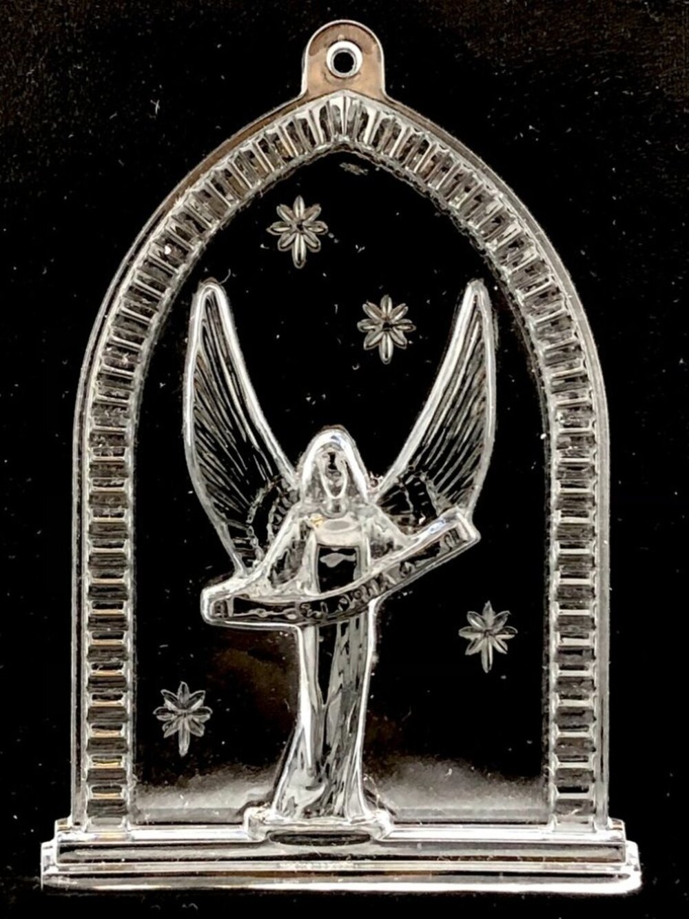 Waterford Crystal Christmas Ornament Nativity Angel 2008 #146654 Made in Ireland